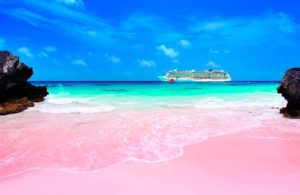 розовый пляж